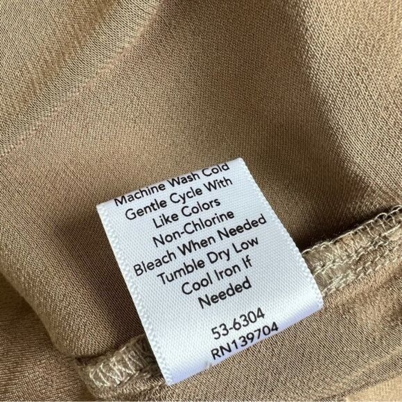 NWT Tina + Jo Baker Satin Cargo Joggers in Taupe - S - Picture 8 of 8